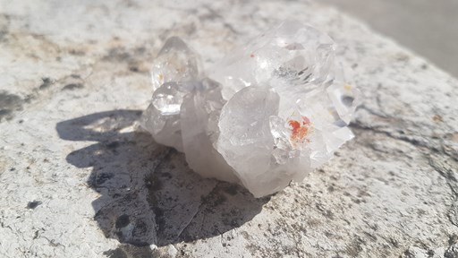 Cristal de roche Gerbe (Druse)