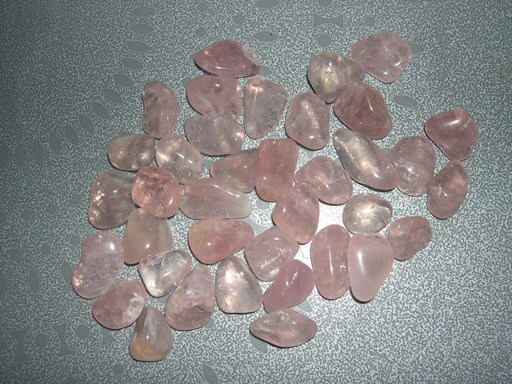 Quartz rose pierres roulées 