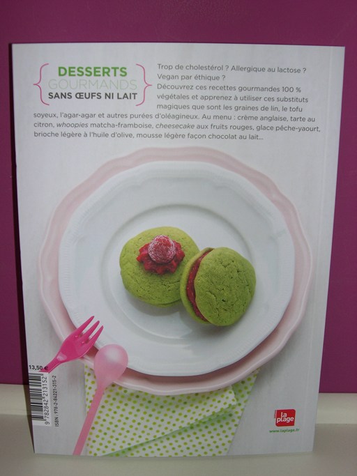 Desserts Gourmands sans oeufs ni lait