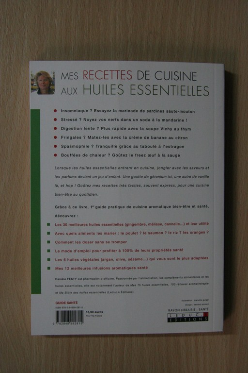 Mes recettes de cuisines aux Huiles Essentielles