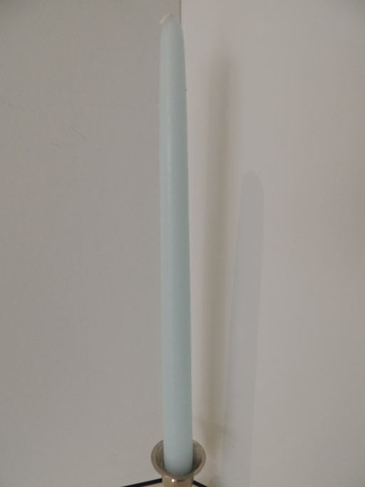 Bougie conique Bleu ciel 2.2x30