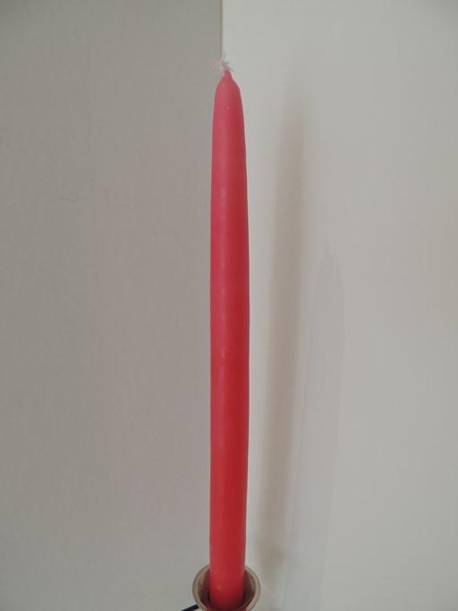 Bougie conique Rose vif 2.2 x 30