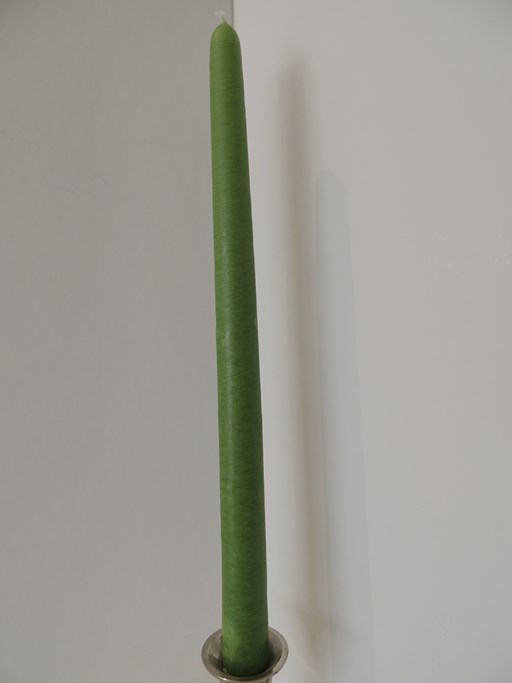 Bougie conique Vert mousse 2.2x30