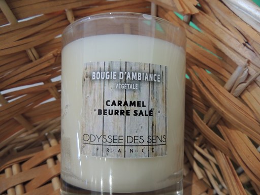 Bougie Caramel Beurre Salé mèche coton