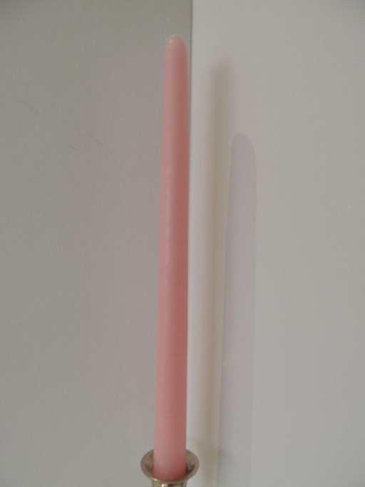 Bougie conique Rose pastel 2.2x30