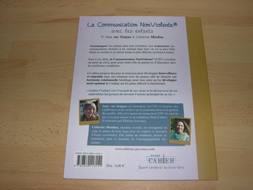 Petit cahier d'exercice de communication Non violente avec les enfants