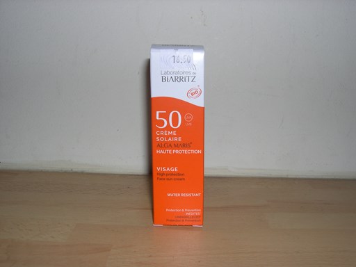 Crème Solaire Visage 50 