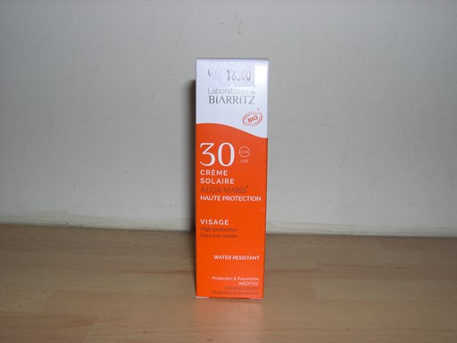 Crème Solaire Visage 30 