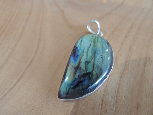 Pendentif Labradorite cerclée